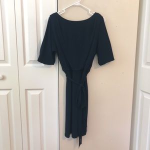 Navy blue cold shoulder dress NY & Co